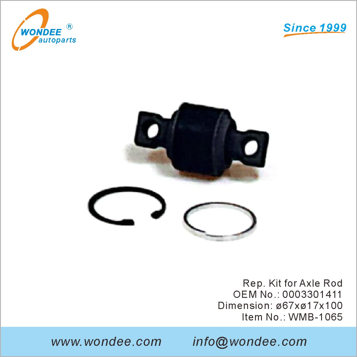 ريب. مجموعة محور قضيب OEM 0003301411 لبنز من Wondee