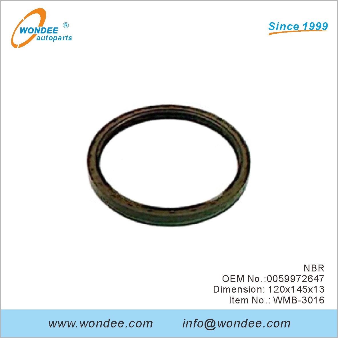 NBR OEM 0059972647 لبنز من Wondee