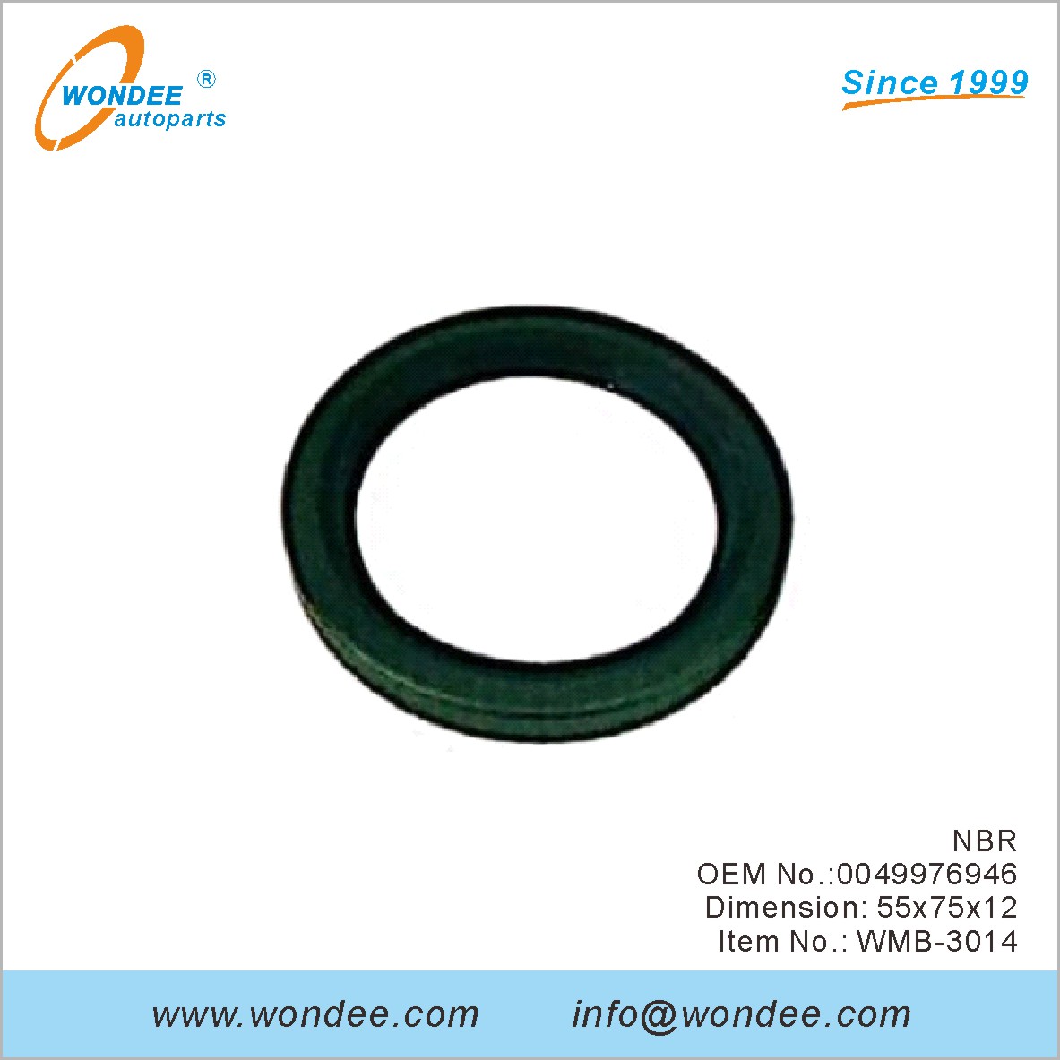 NBR OEM 0049976946 لبنز من Wondee