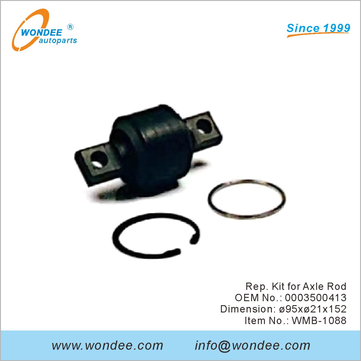 ريب. مجموعة محور قضيب OEM 0003500413 لبنز من Wondee