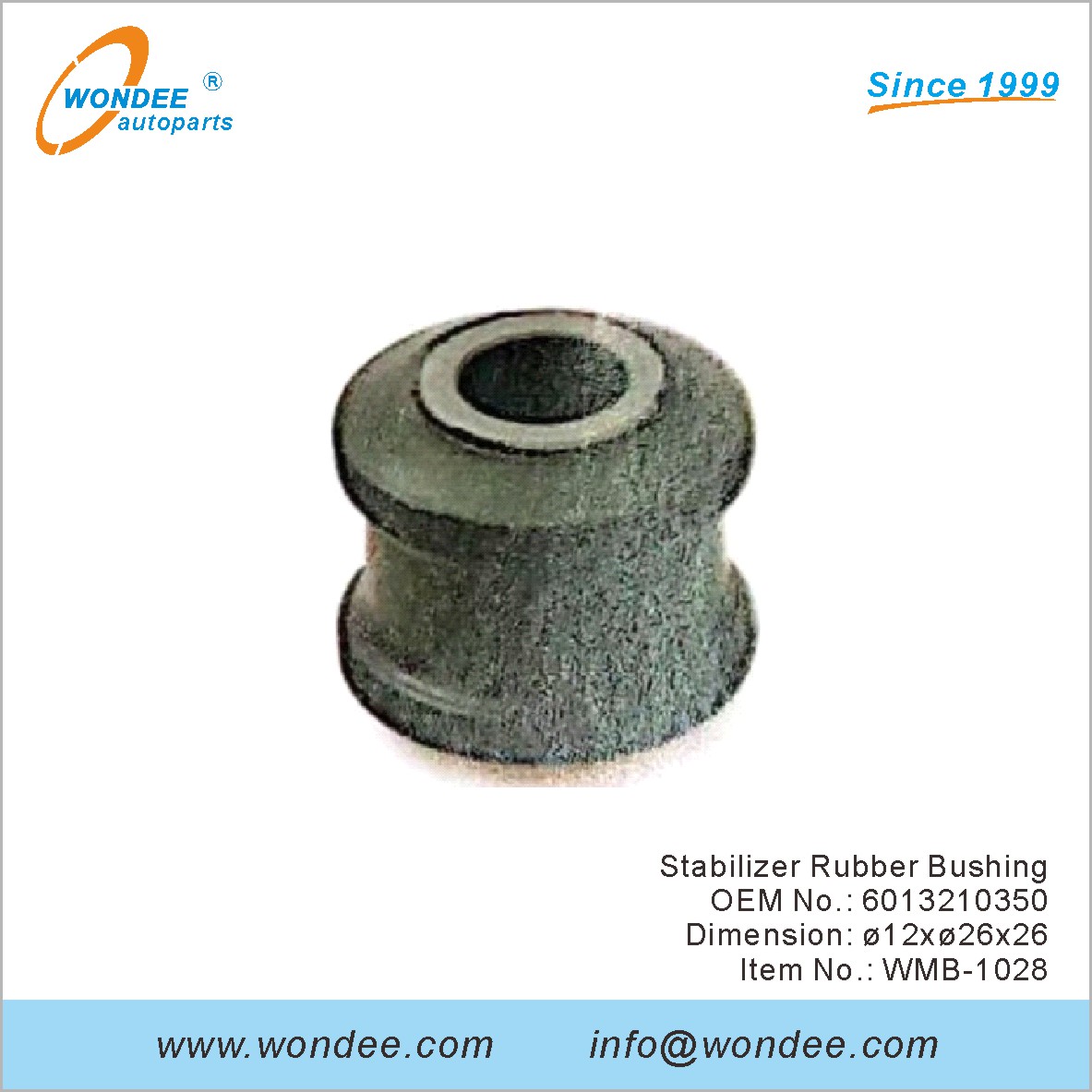 المثبت المطاط جلبة OEM 6013210350 لبنز من Wondee