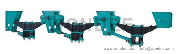 3-المحور نوع الألمانية SAF تعليق الميكانيكية من الصين الصانع / WONDEE AUTOPARTS