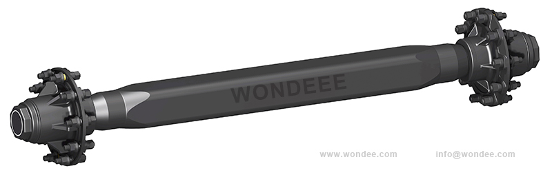 والعاطل نصف مقطورة المحور من الصين المصنع / Wondee غيار السيارات