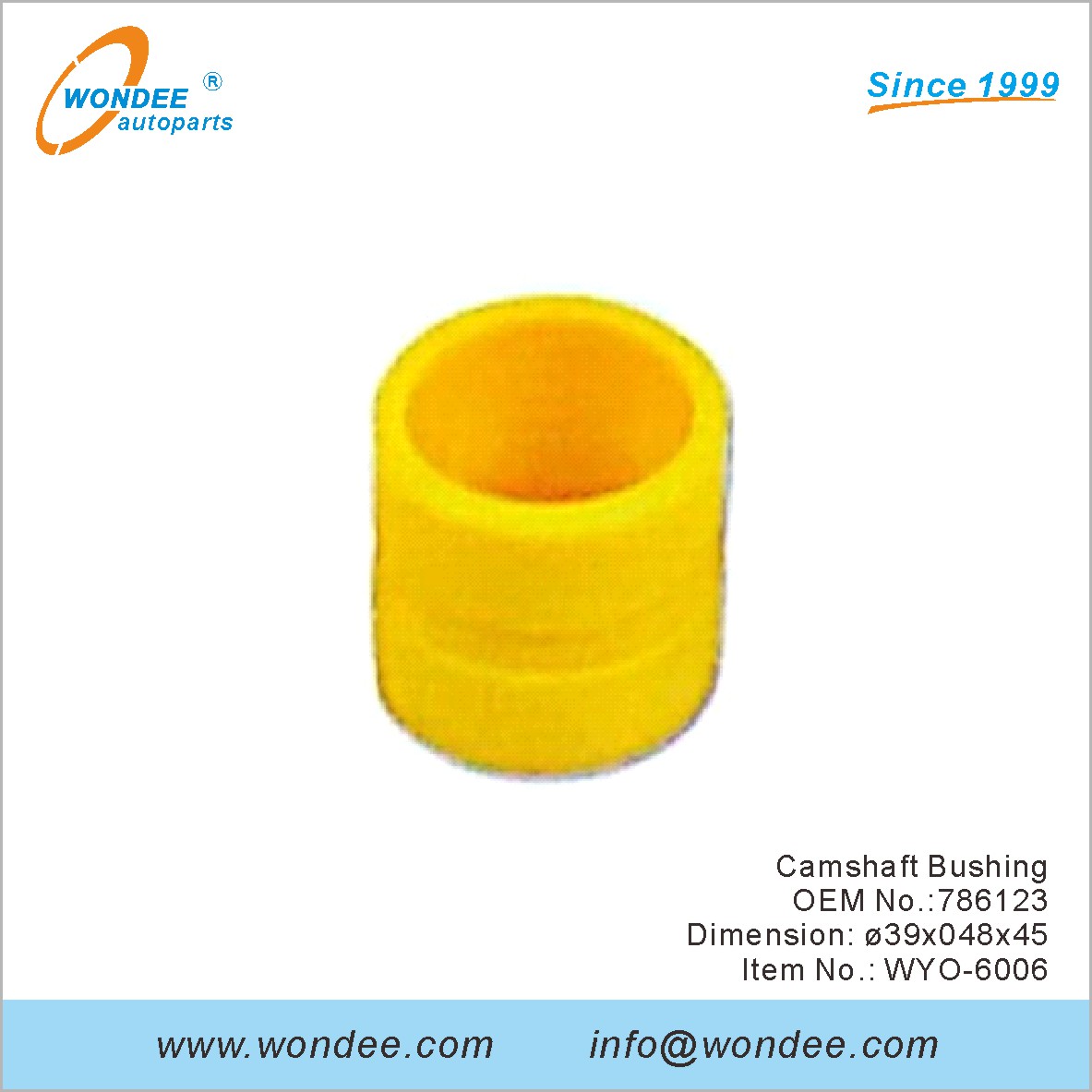 عمود الحدبات جلبة OEM 786123 لفولفو من Wondee