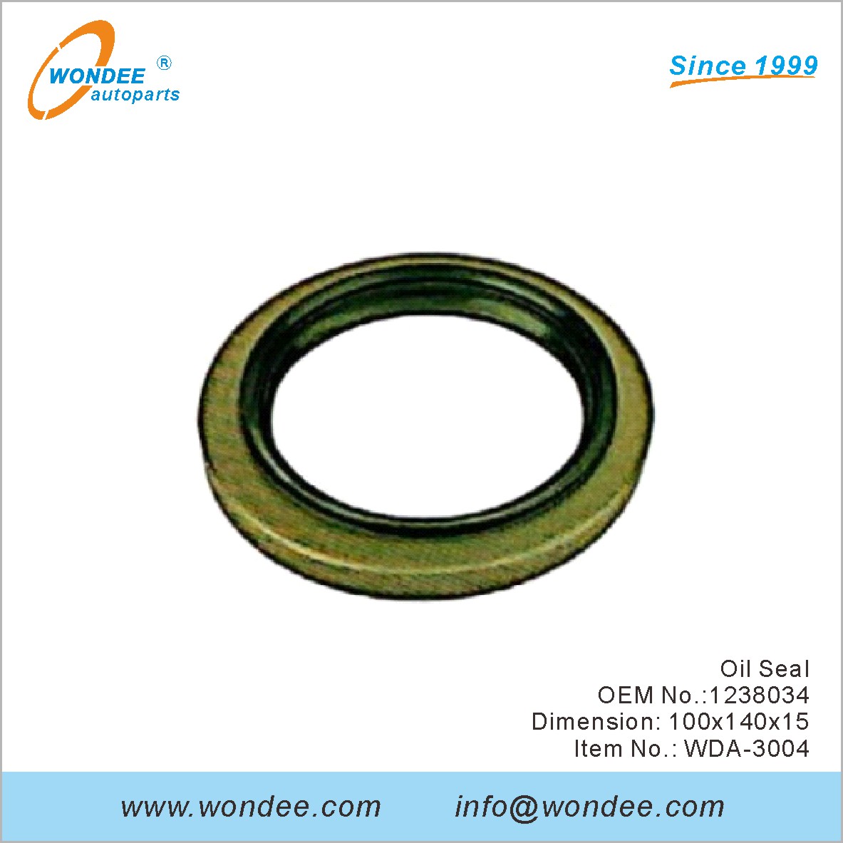 ختم الزيت OEM 1238034 لـ DAF من Wondee