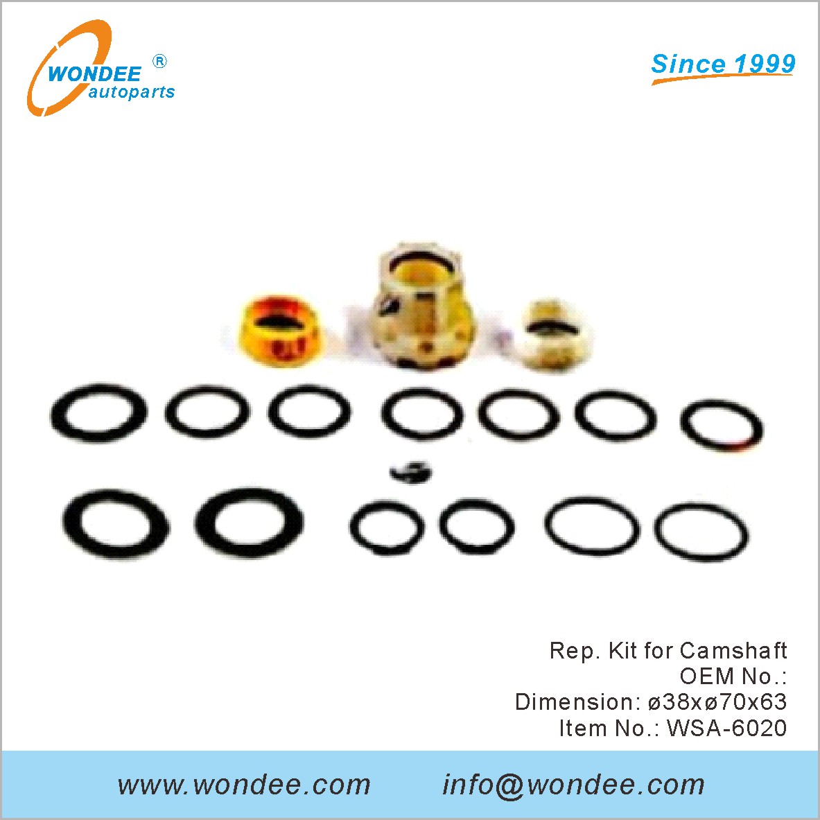 ريب. كيت لعمود الحدبات OEM لـ SAF من Wondee (2)