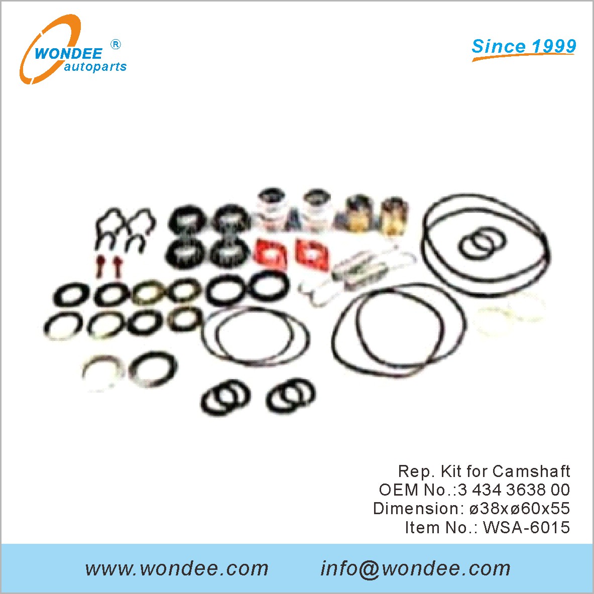 Rep.Kit for عمود الحدبات OEM 3 434 3638 00 لـ SAF من Wondee