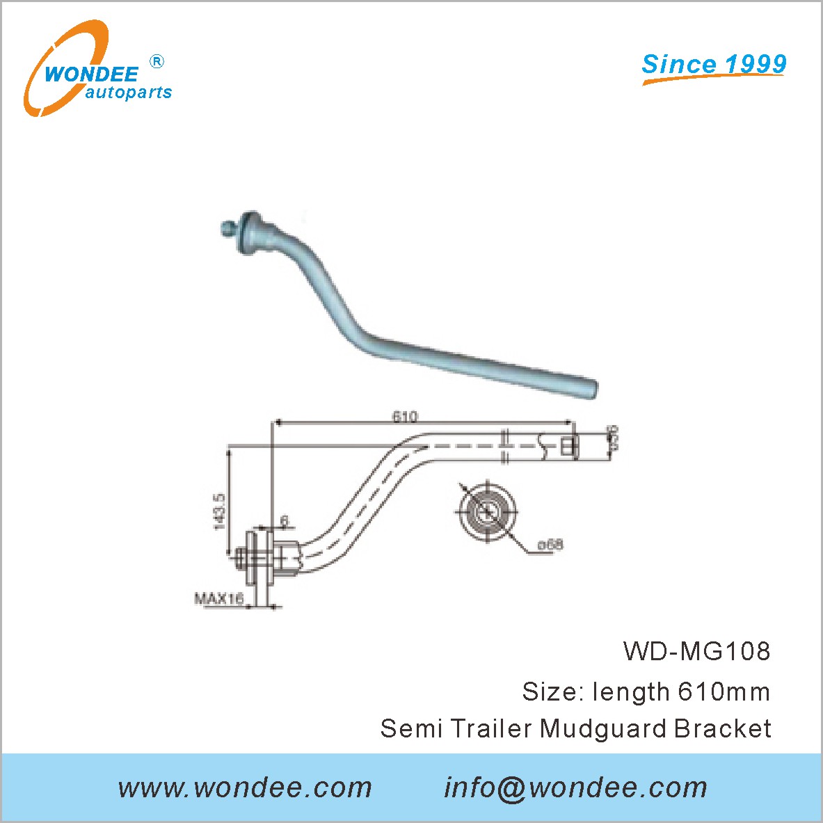 Mudguard Bracket من Autoparts Wondee (8)