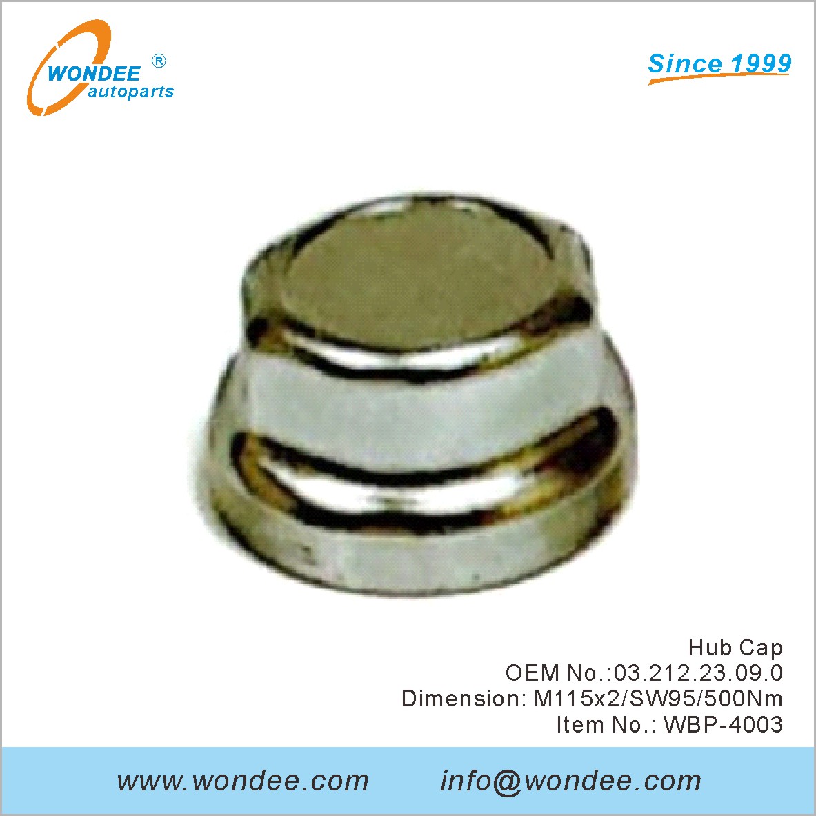 HUB CAP OEM 0321223090 لـ BPW من Wondee