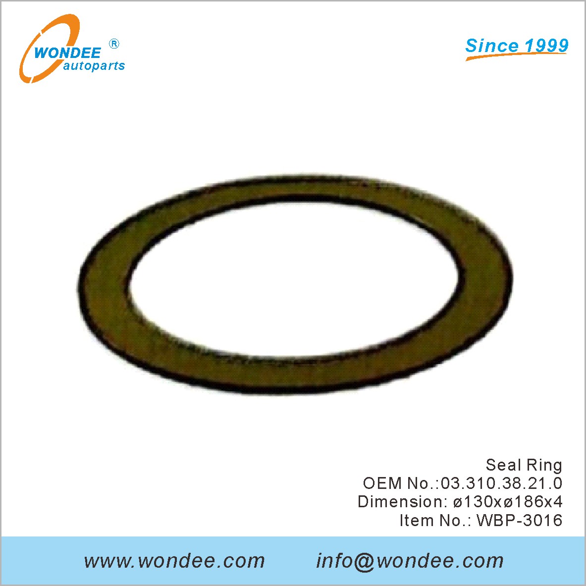 ختم حلقة OEM 0331038210 لـ BPW من Wondee