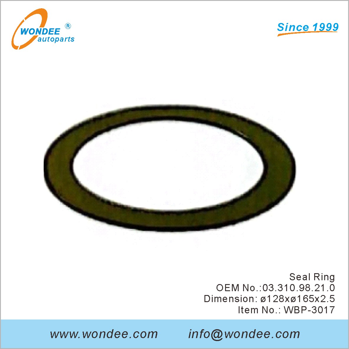 ختم حلقة OEM 0331098210 لـ BPW من Wondee