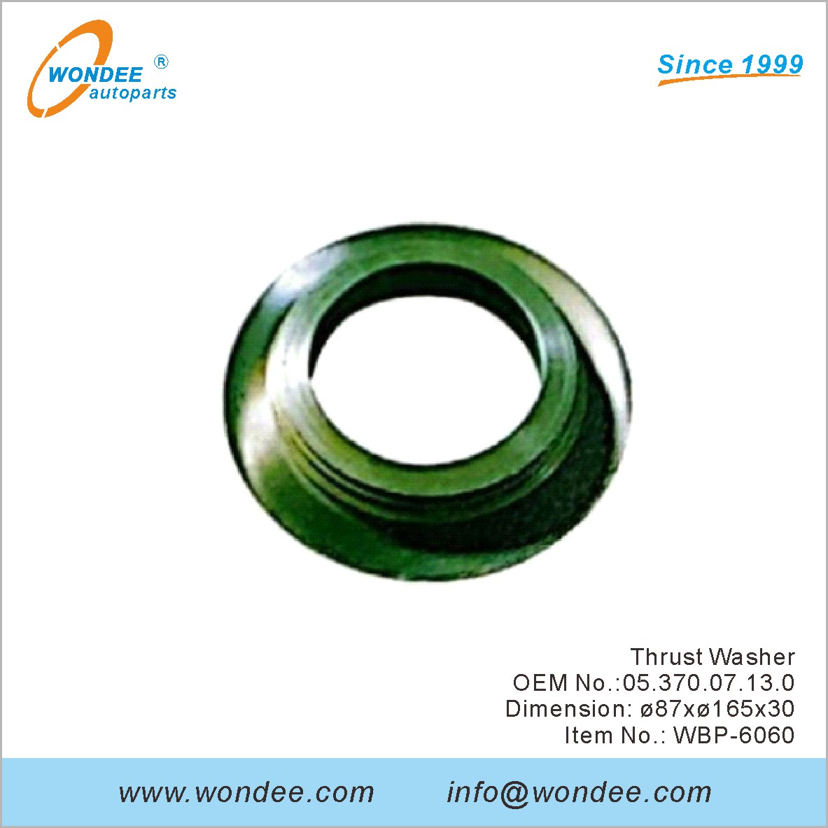 دفع غسالة OEM 0537007130 لـ BPW من Wondee