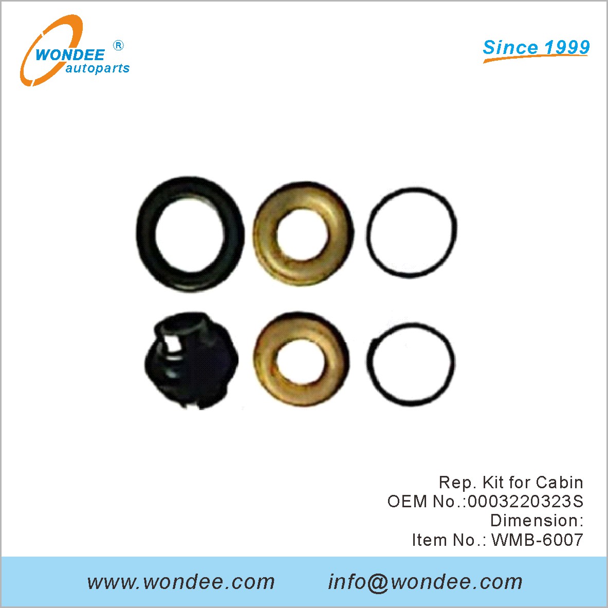 ريب. مجموعة المقصورة OEM 0003220323S لبنز من Wondee