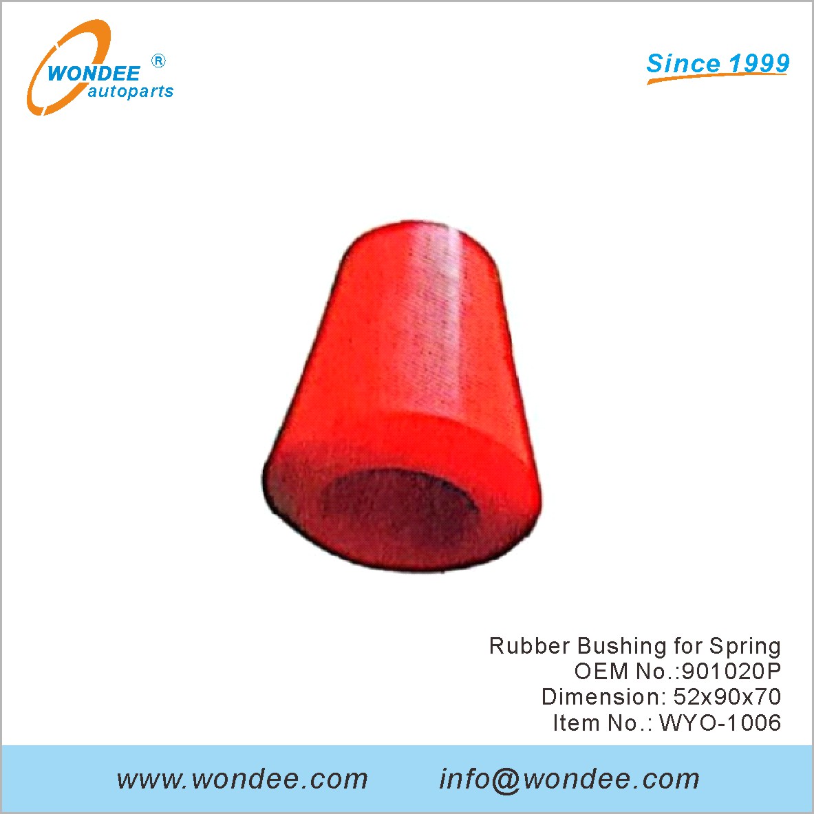 جلبة مطاطية لـ Spring OEM 901020p لفولفو من Wondee