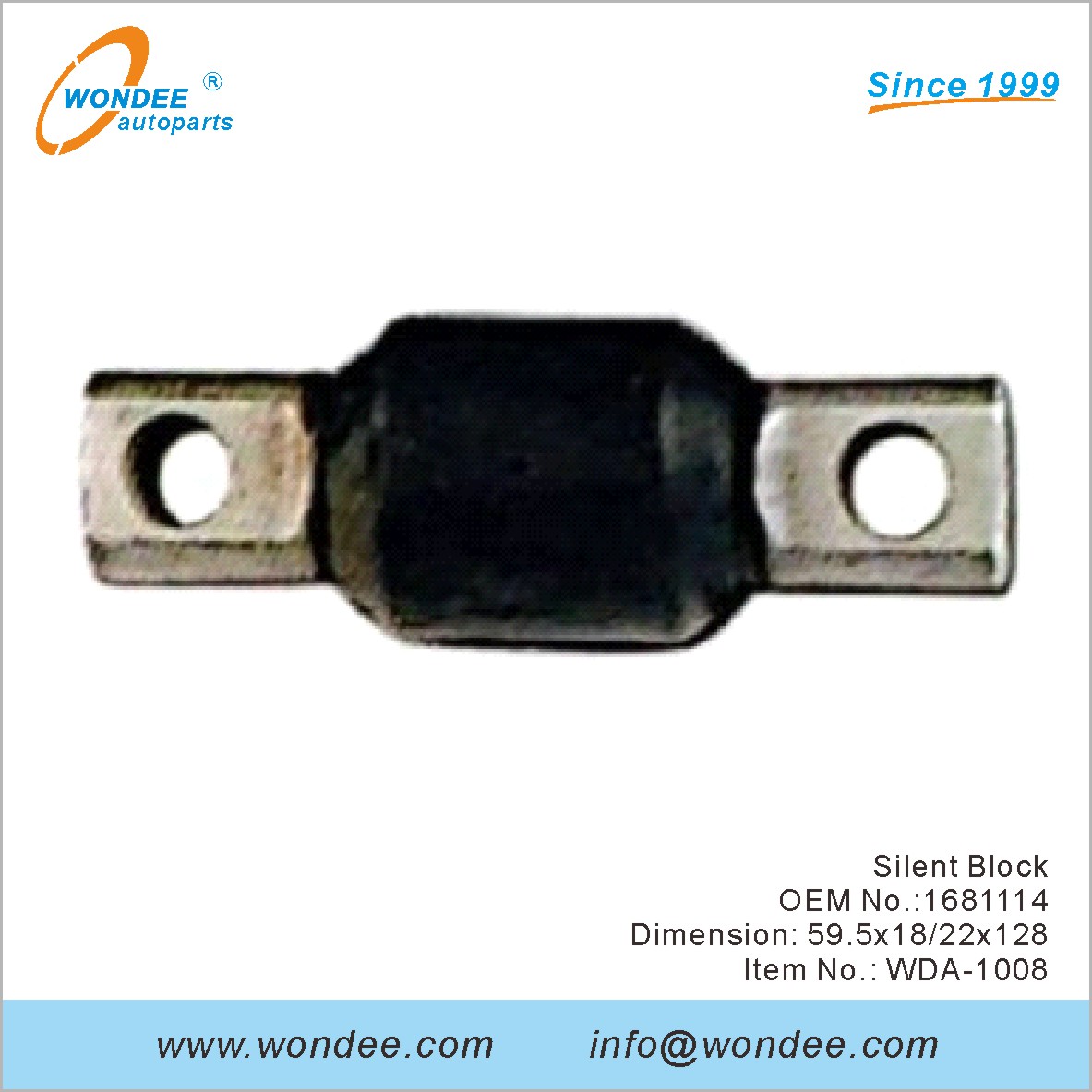 Silent Block OEM 1681114 لـ DAF من Wondee