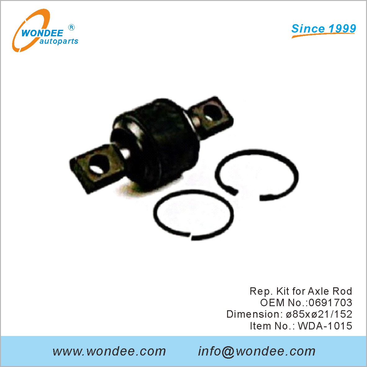 REP. KIT لـ AXLE ROD OEM 0691703 لـ DAF من Wondee