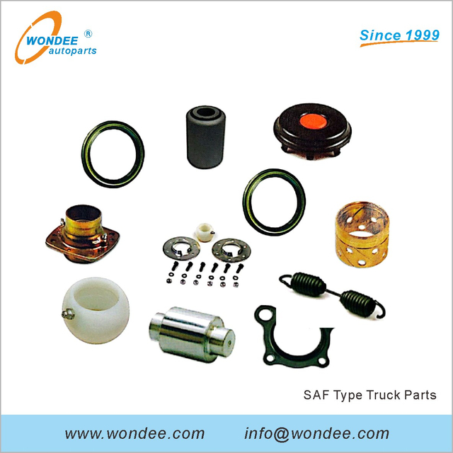 SAF Type Rubber Rubing ، غطاء محور ، مجموعات الإصلاح ، المحمل الكروي ، التجنيب ، عودة Spring for Truck