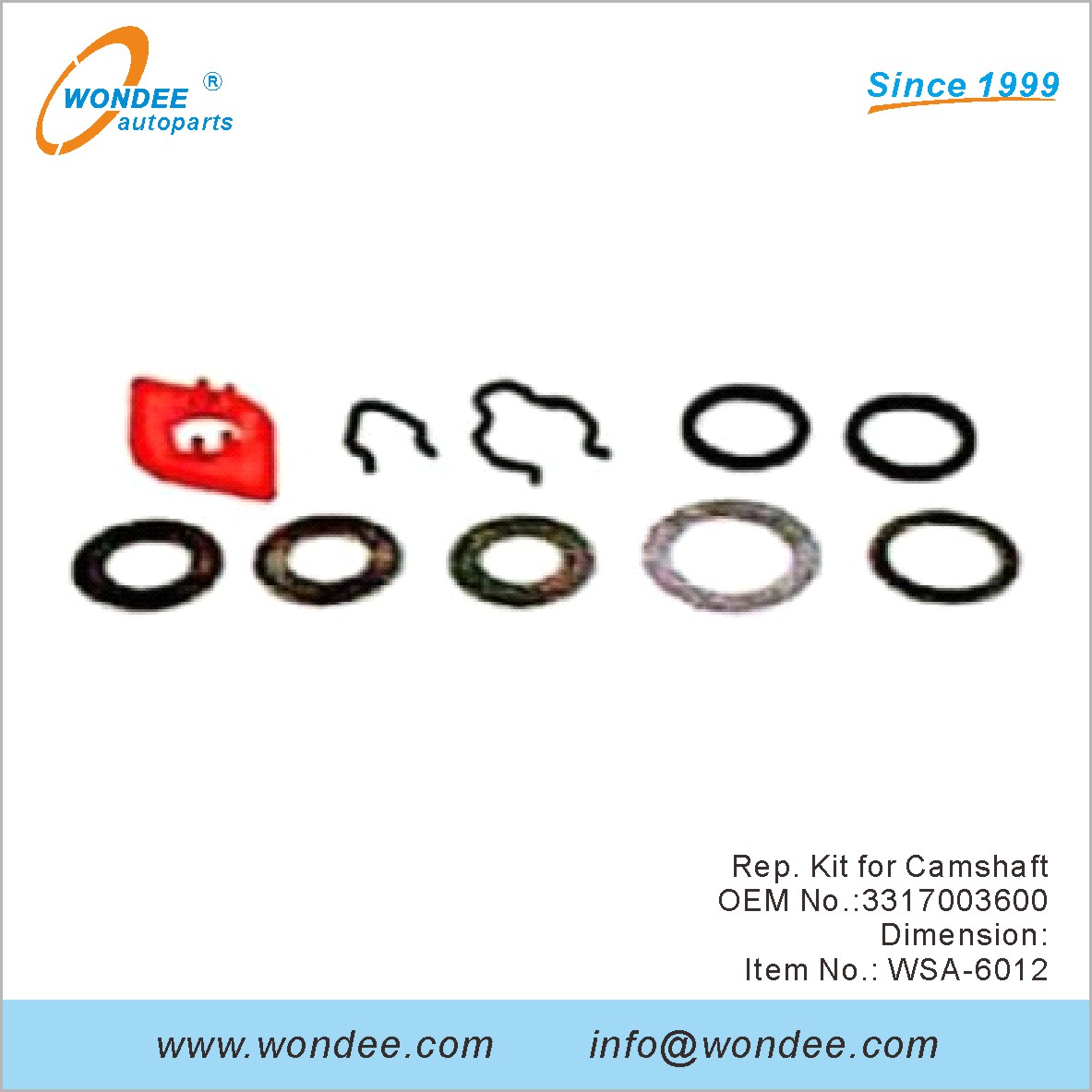 REP. KIT for عمود الحدبات OEM 3317003600 لـ SAF من Wondee