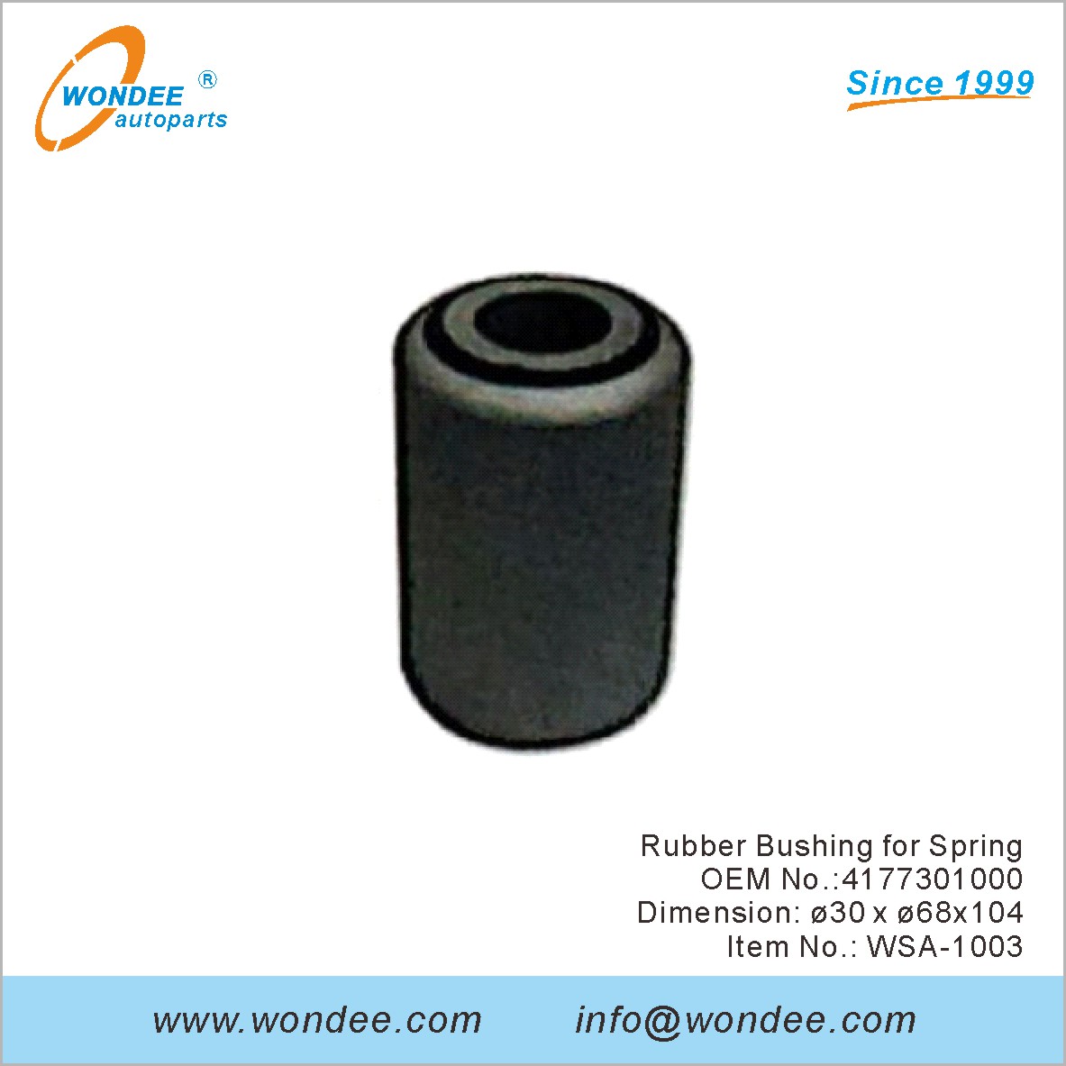 جلبة مطاطية لـ Spring OEM 4177301000 لـ SAF من Wondee