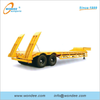 2-axle 3-axle 16.5 M Lowbed نصف مقطورة (منصة العمل 12M) للبيع