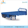 2-axle 3-axle Fence نصف مقطورات لنقل البضائع السائبة