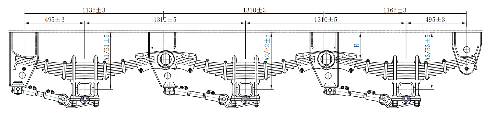 تعليق ميكانيكي WD86-03