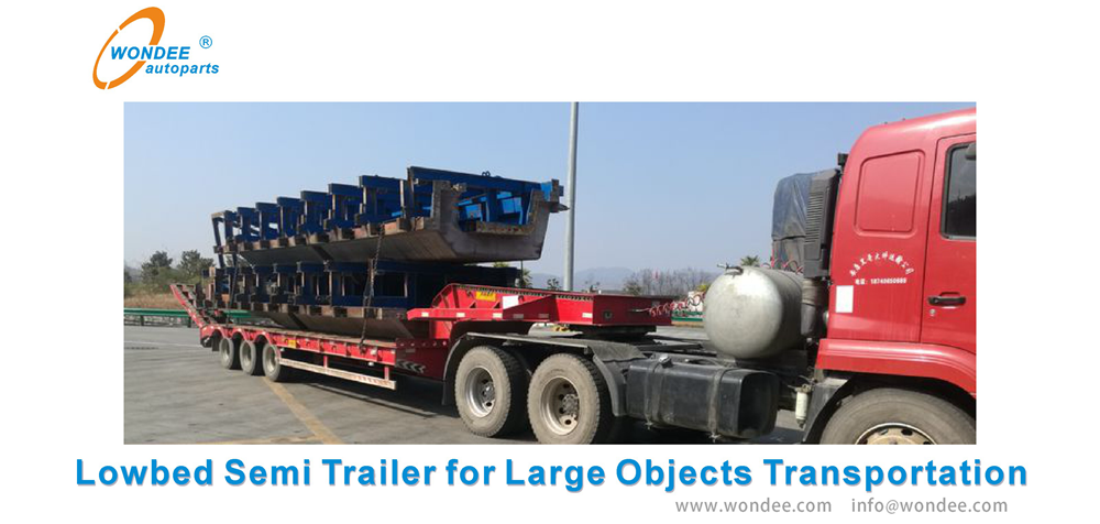 Wondee Lowbed Semi Trailer Transportation (1)