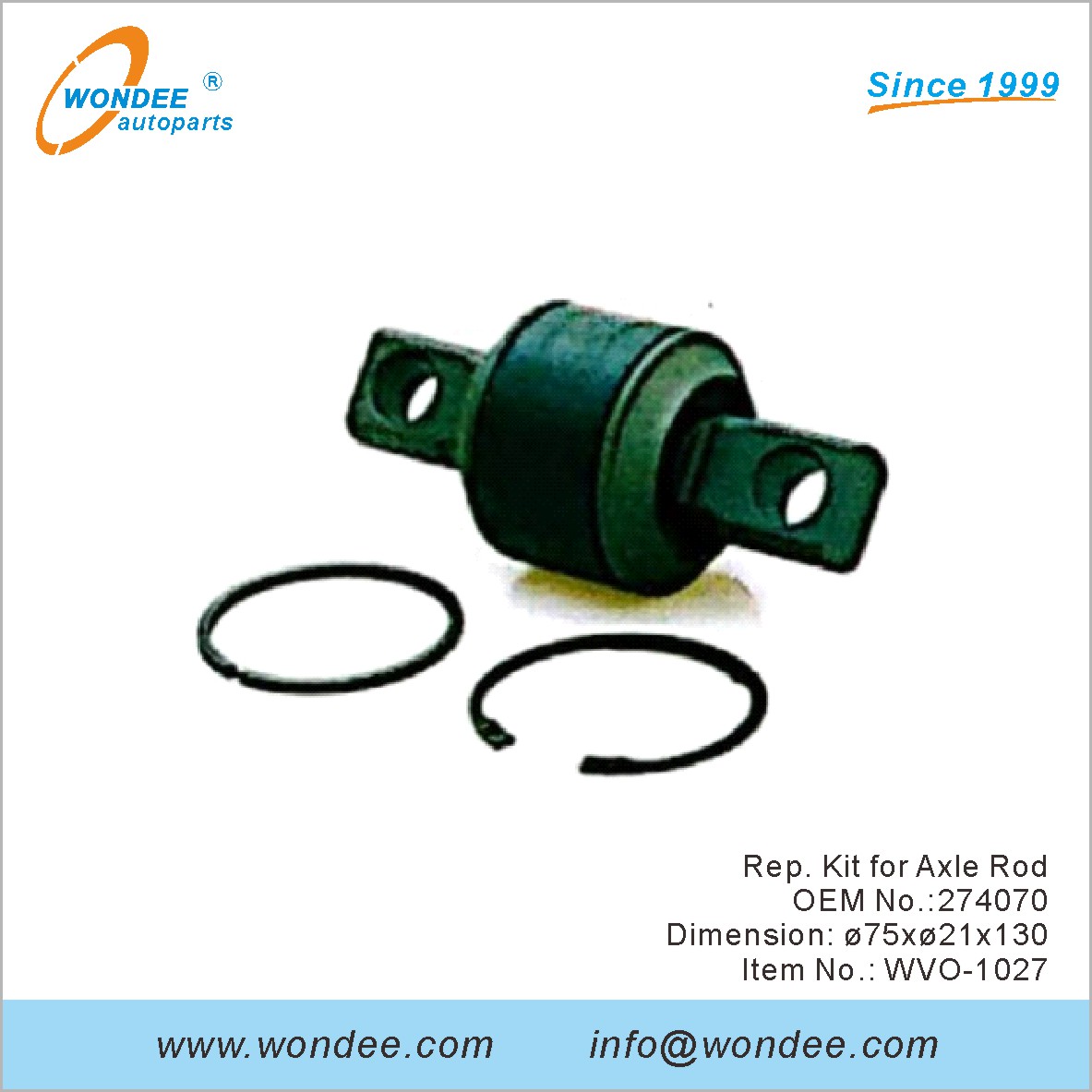 REP. KIT لـ AXLE ROD OEM 274070 for Volvo من Wondee