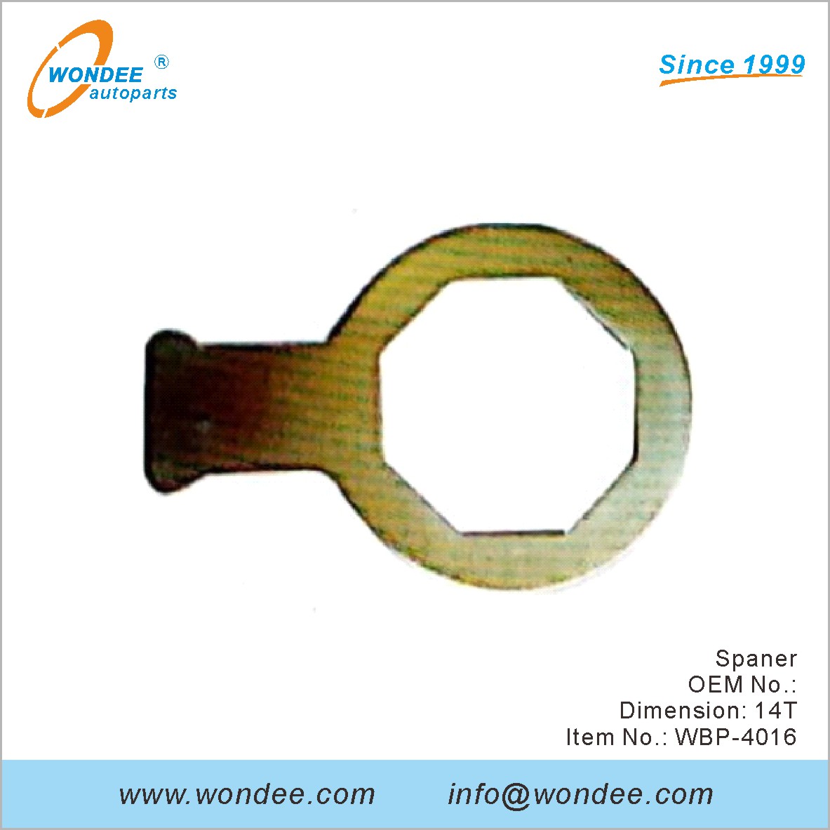 Spaner OEM لـ BPW من Wondee