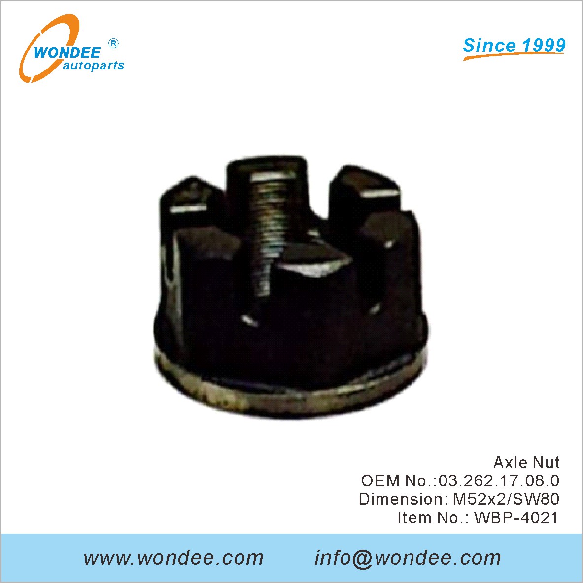 محور الجوز OEM 0326217080 لـ BPW من Wondee