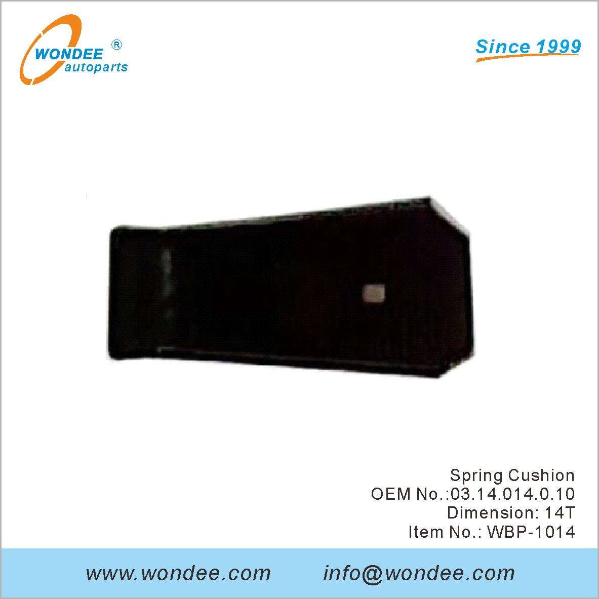 Spring Cushion OEM 0314014010 لـ BPW من Wondee