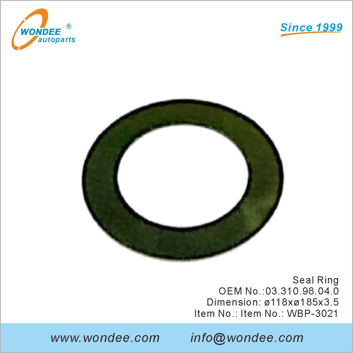 ختم حلقة OEM 0331098040 لـ BPW من Wondee