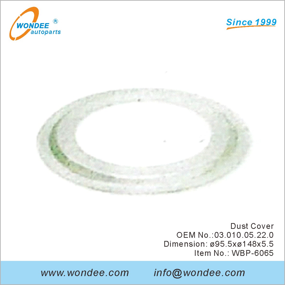 غطاء الغبار OEM 0301005220 لـ BPW من Wondee