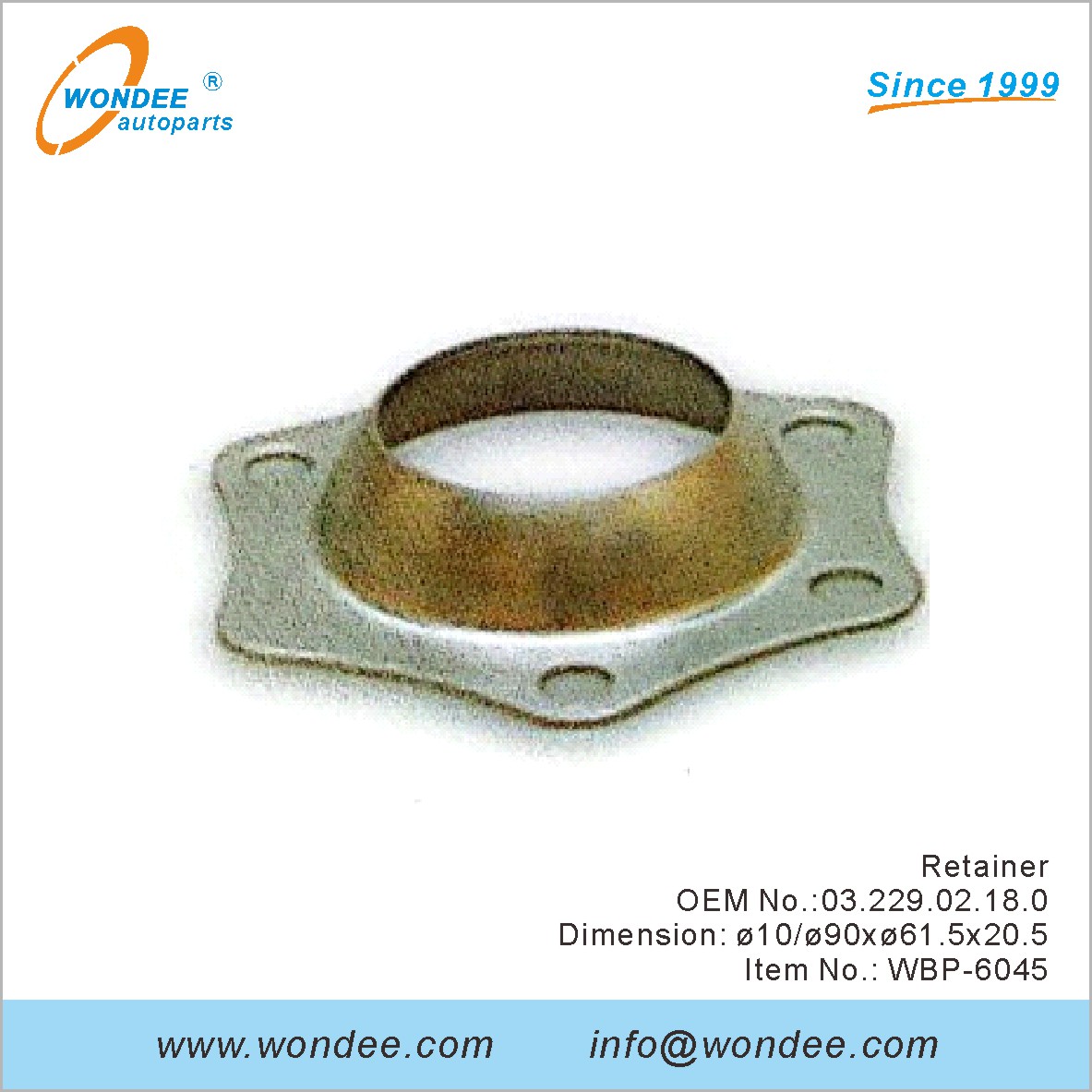 Retainer OEM 0322902180 لـ BPW من Wondee