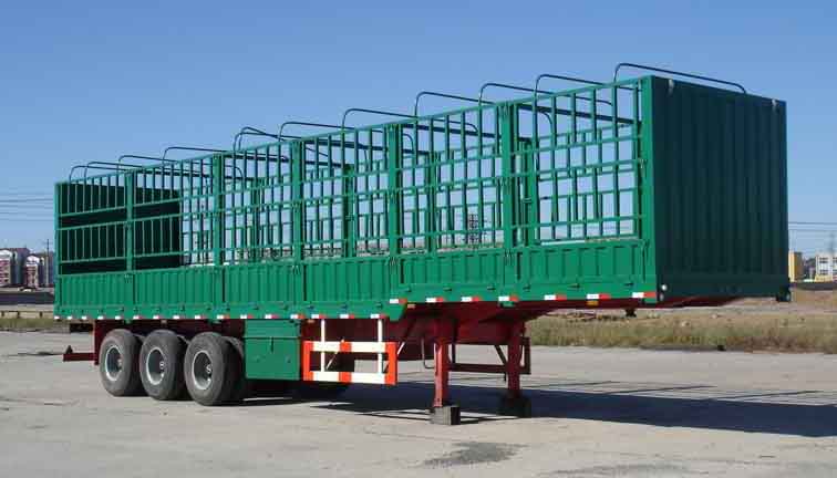A Wondee 3-AXLE Warehouse Grid Semi Proper Cargo من الشركة المصنعة الصينية