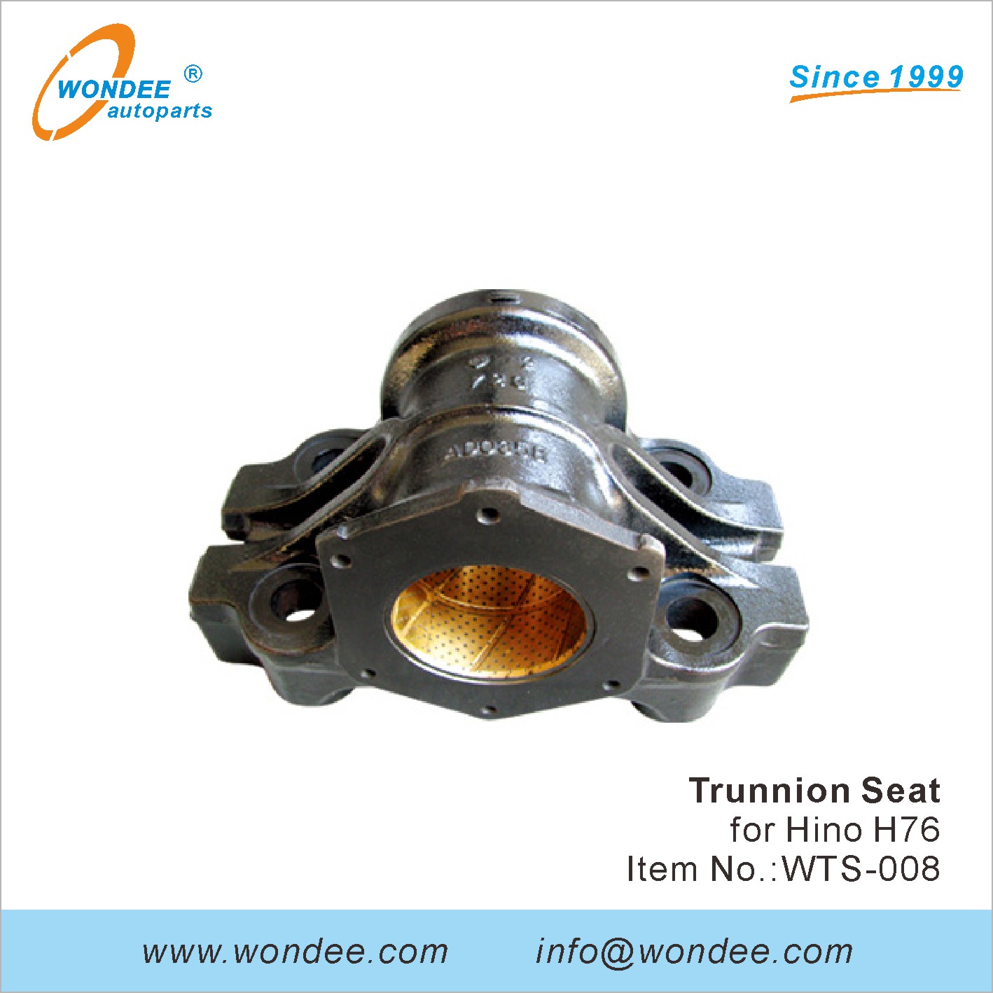 مقاعد trunnion لأنواع مختلفة من الشاحنات