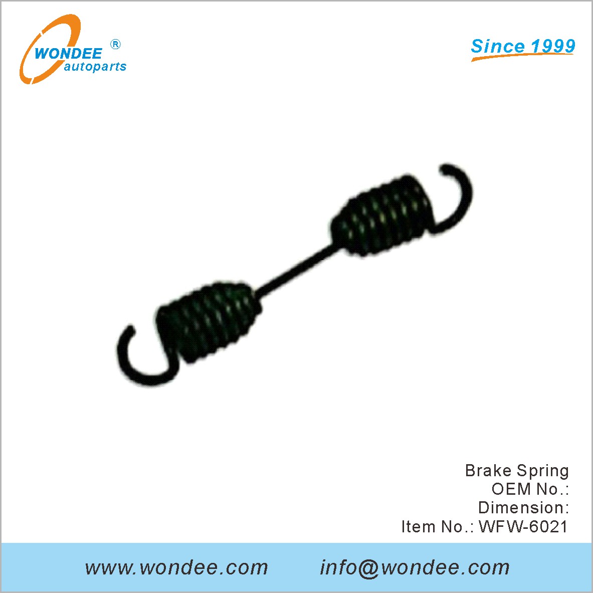 الفرامل الربيع OEM ل Fuwa من Wondee 
