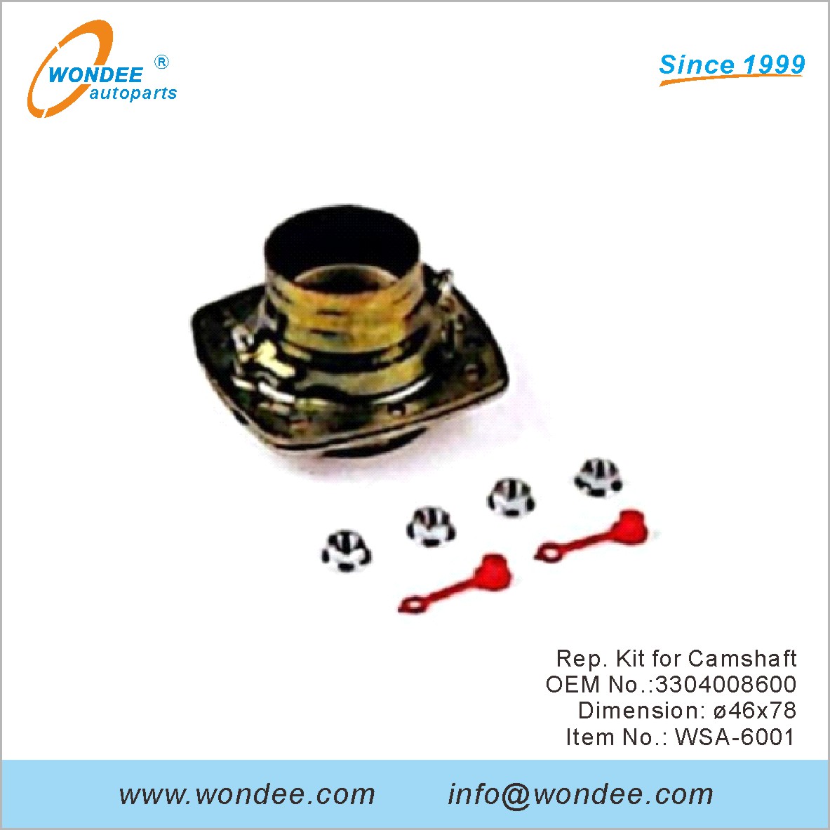 Rep.Kit for عمود الحدبات OEM 3304008600 لـ SAF من Wondee