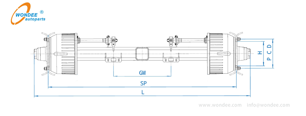 Wondee Trailer Axle (11)