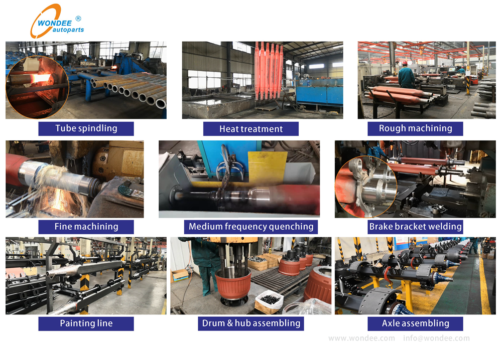 WONDEE trailer axle process2