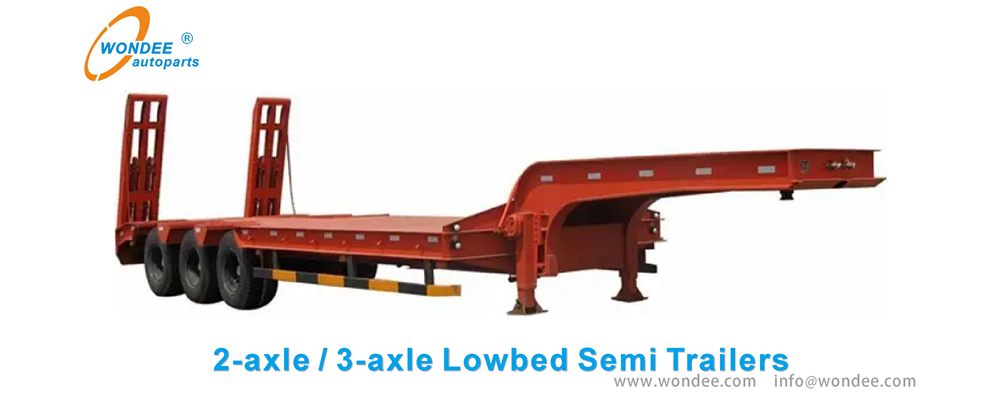 Wondee Lowbed Semi Trailer