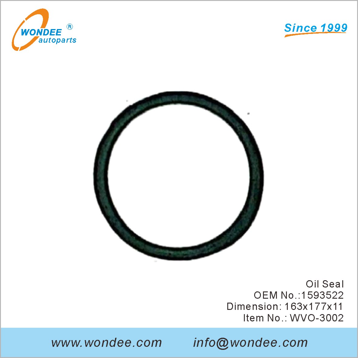 ختم الزيت OEM 1593522 لفولفو من Wondee