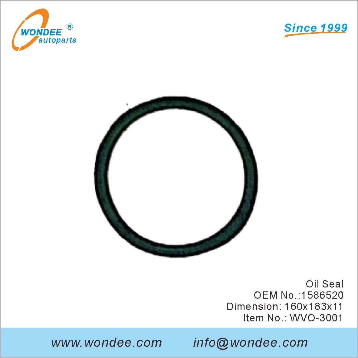ختم الزيت OEM 1586520 لفولفو من Wondee