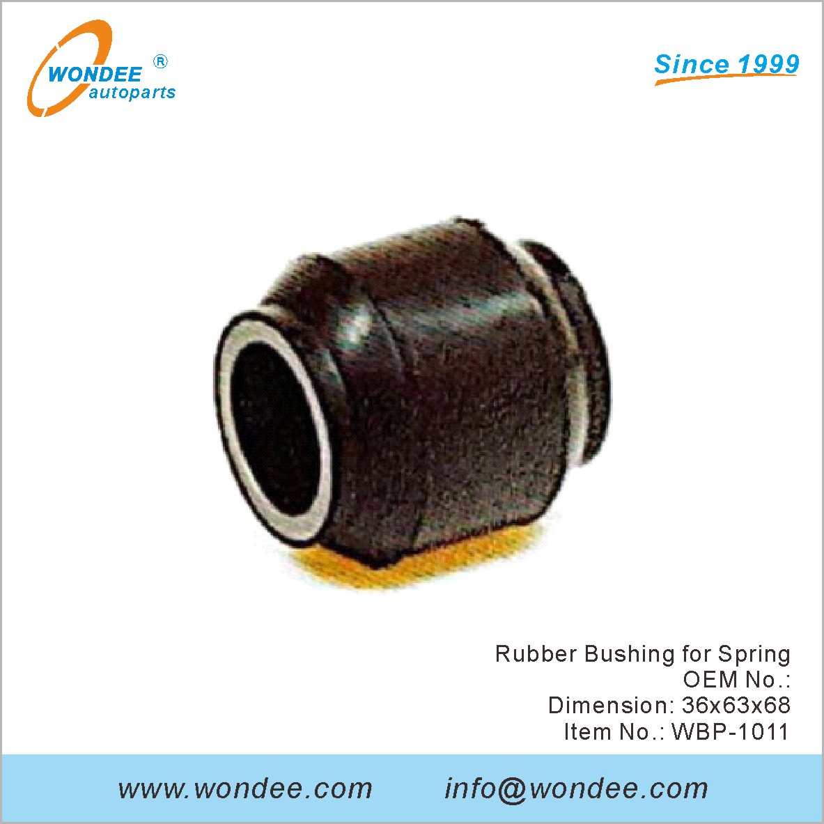 جلبة مطاطية لـ Spring OEM لـ BPW من Wondee (3)