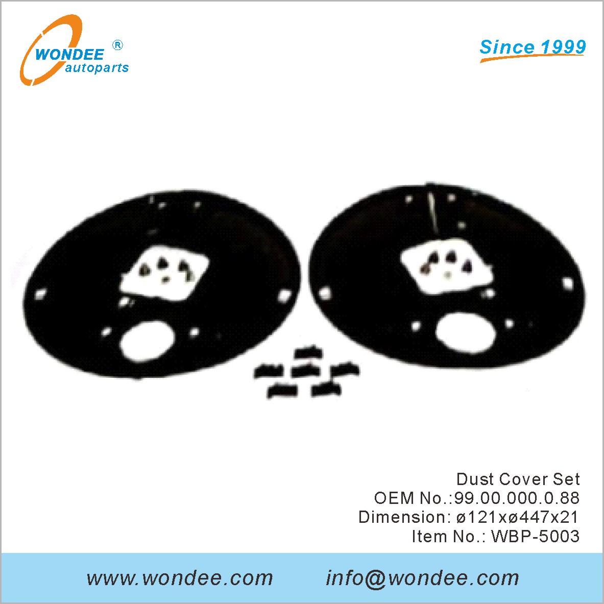 مجموعة غطاء الغبار OEM 9900000088 لـ BPW من Wondee