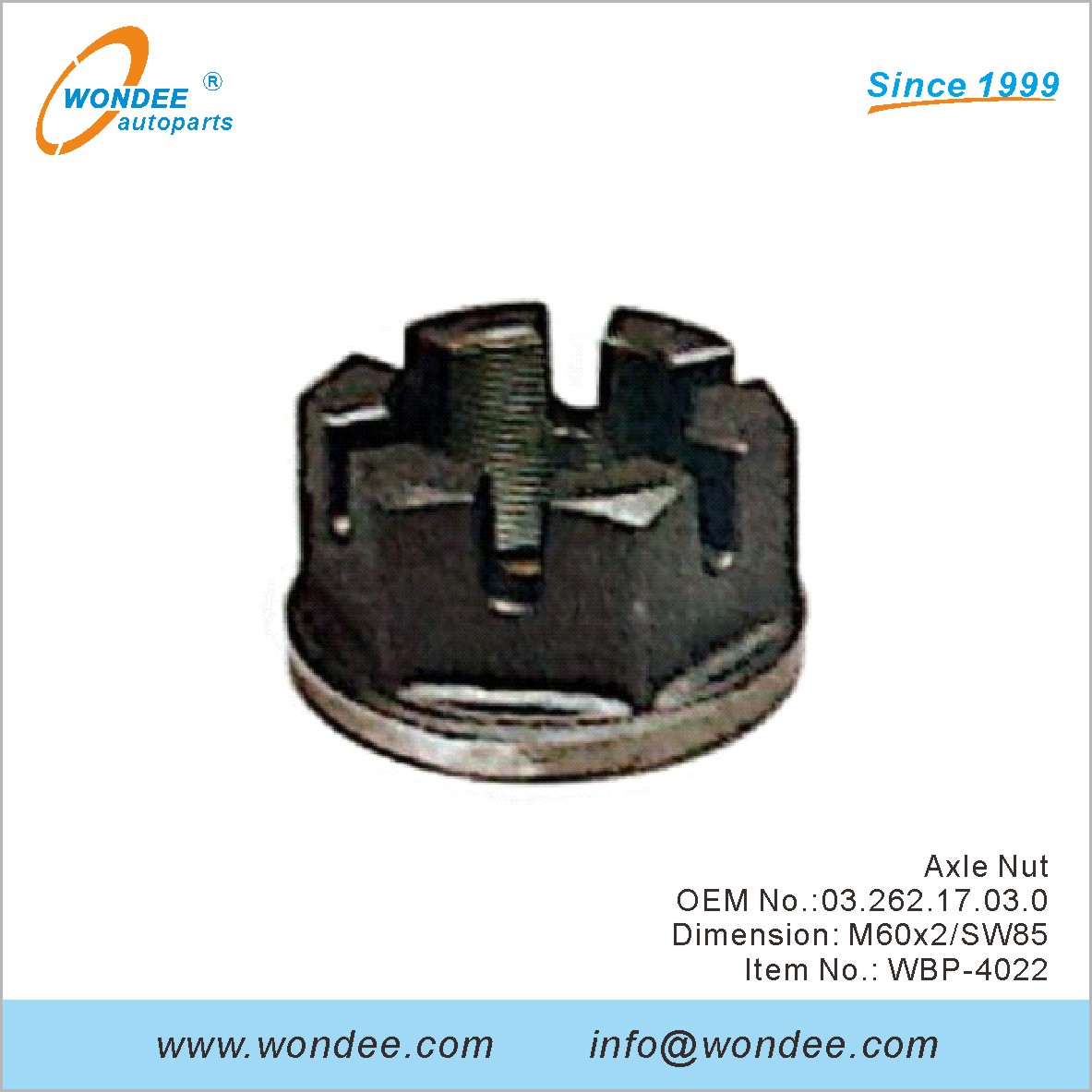محور الجوز OEM 0326217030 لـ BPW من Wondee