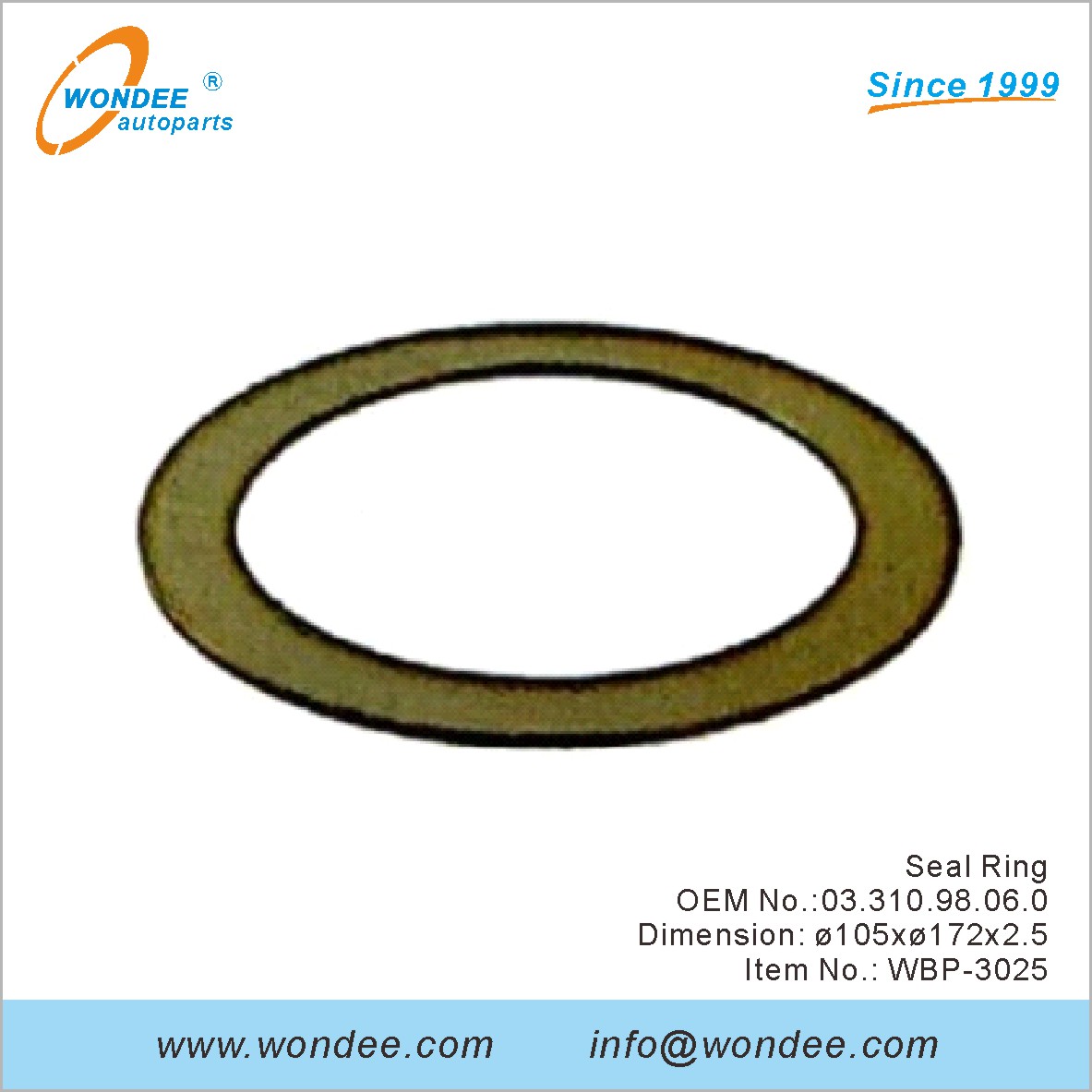 ختم حلقة OEM 0331098060 لـ BPW من Wondee