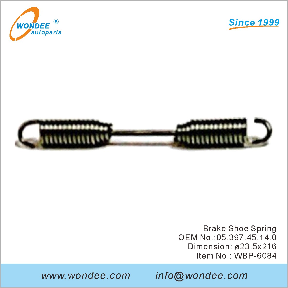الفرامل حذاء الربيع OEM 0539745140 ل BPW من Wondee
