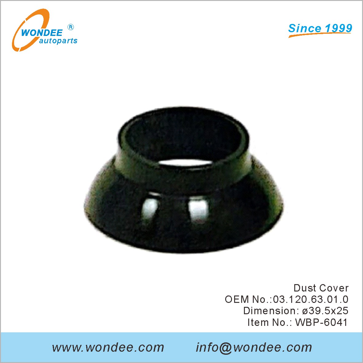 غطاء الغبار OEM 0312063010 لـ BPW من Wondee