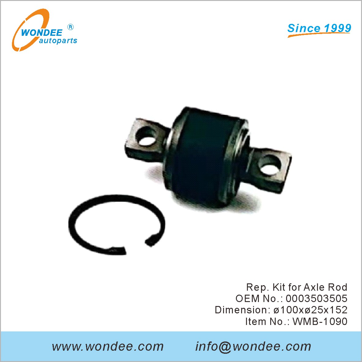 ريب. مجموعة محور قضيب OEM 0003503505 لبنز من Wondee